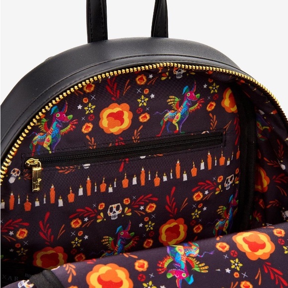 Loungefly Disney Pixar Coco Floral Mini Backpack 10th Anniversary NWT main image 5